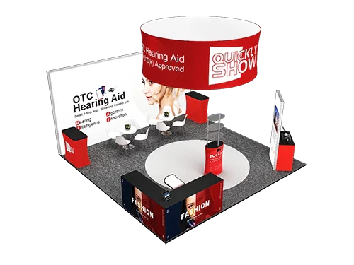 Jinghao’s Second Collaboration: How Our Portable Booth Design Makes Trade Shows Easy and Cost-Effective