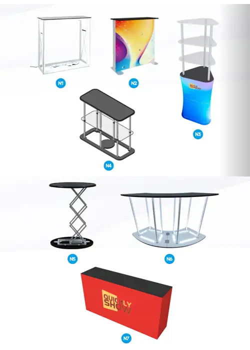 How to Choose the Right Trade Show Display Table for a Seamless Booth Experience