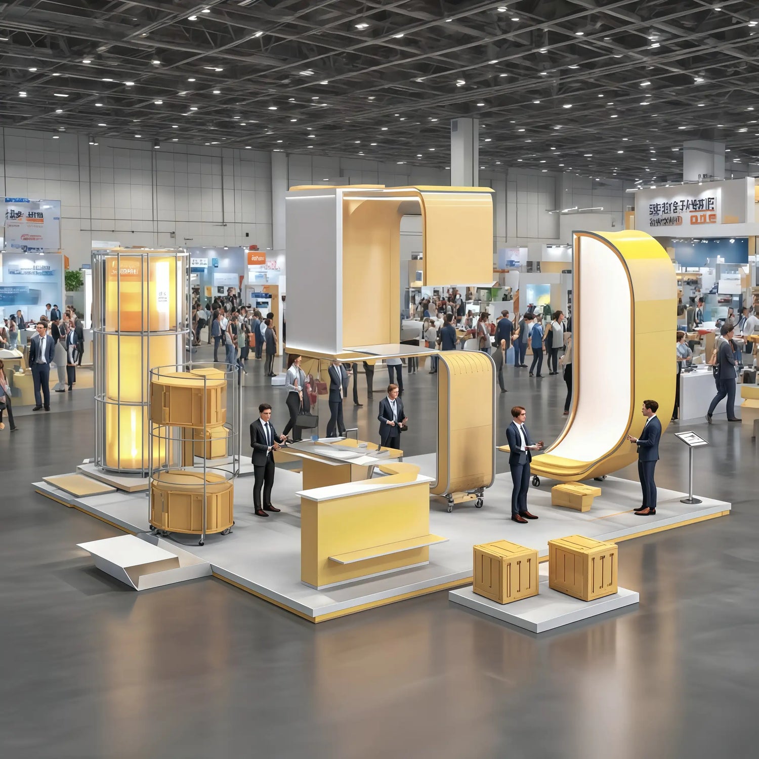 Modular Booths: Redefining Efficiency and Environmental Friendliness in Exhibition Setup