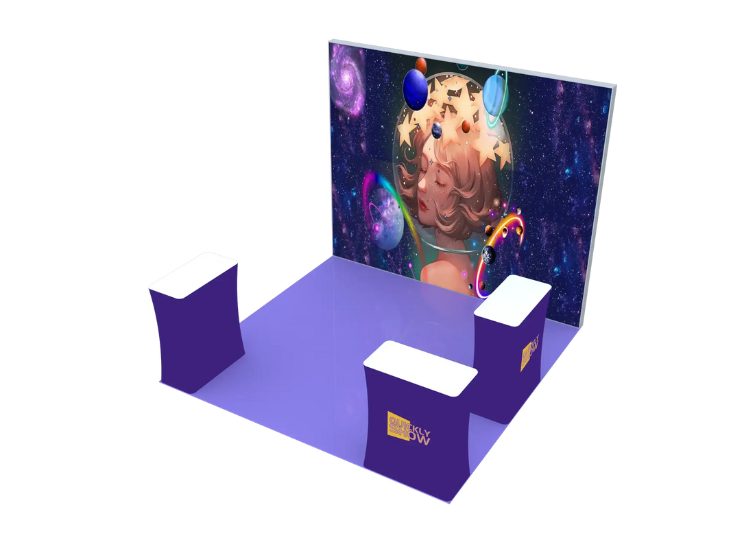 Easy Set up Led Light Box Stand Backlit Led Light Box for 10*10ft Exhibition Trade Show Booth