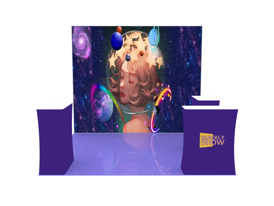 Easy Set up Led Light Box Stand Backlit Led Light Box for 10*10ft Exhibition Trade Show Booth