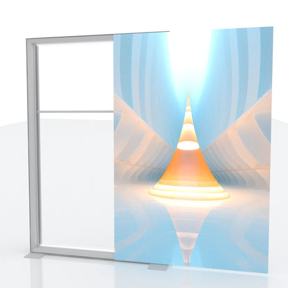 Quicklyshow LED-Beleuchtungsbox, Poster, Werbedisplay, Rahmen, Aluminium, Seg Light Box, Pop-Up-Lichtdisplay