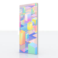 Quicklyshow Trade Show Display Standing Advertising Textile High Bright Frameless Slim LED Fabric Light Box