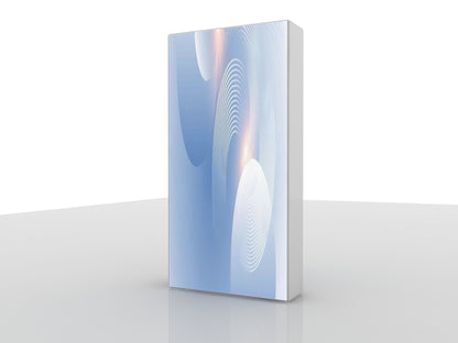 Quicklyshow 1x2m/3.3 x 6.6ft Pop-Up Lightbox – Portable Backlit Stand, Double-Sided Graphics