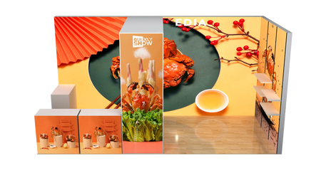 Custom 10*20ft Advertising Led Wall Display Design Portable Modular Seg Fabric Light Box Expo Exhibition Stand Exhibit Booth for Expo