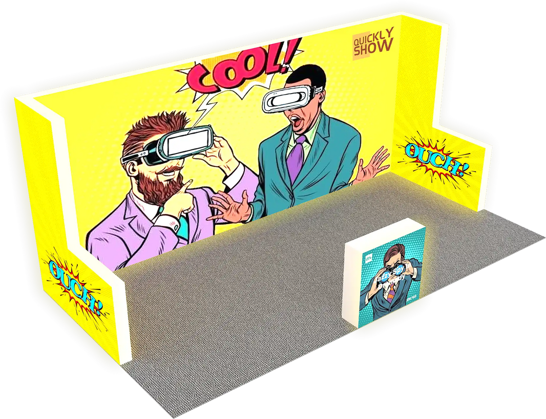 10*20ft Unique Trade Show Banner Exhibits Glowing Lightbox Displays for Retail Promtion& Expo Exhibition Booth Materials for Expo 3x6m
