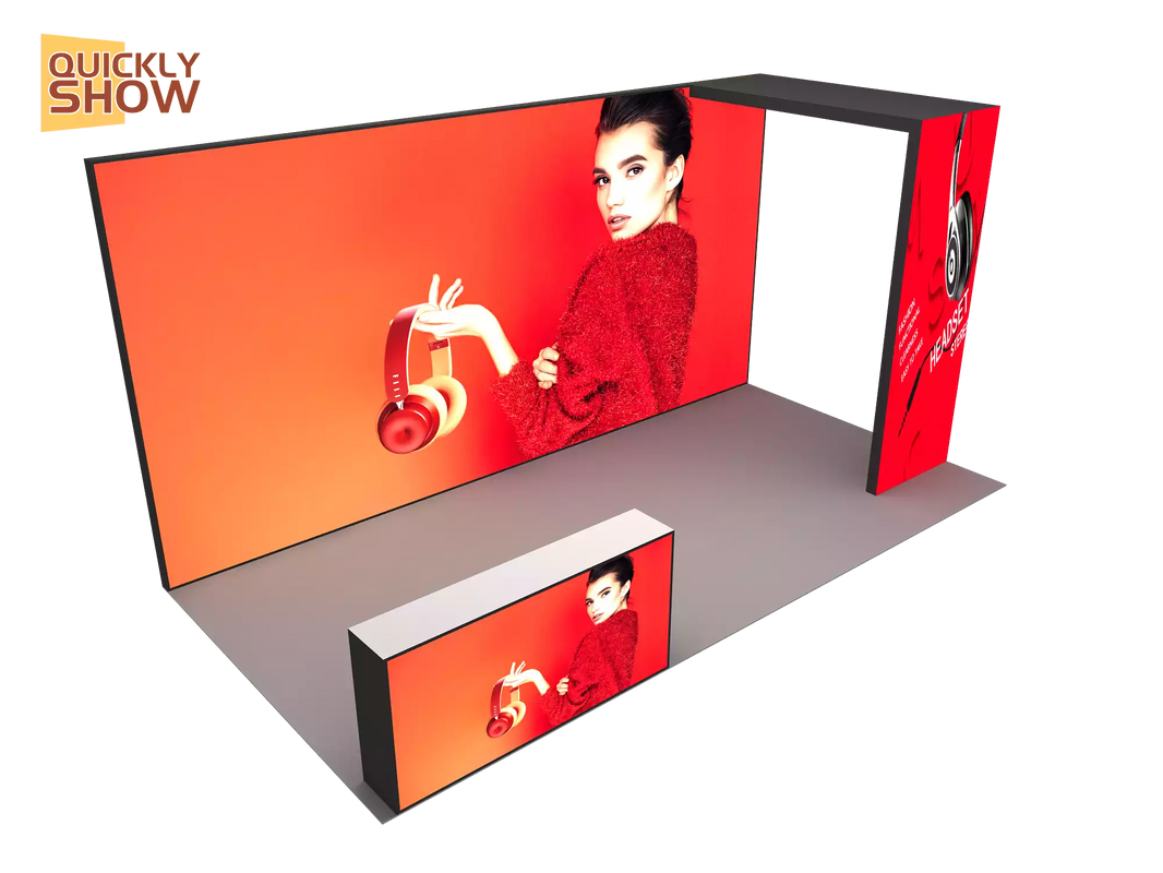 10 * 20ft Anpassen logo Stoff Display-ständer Messe-Display Modulare Messestand Logo Hintergrund Stand Stand Kombination