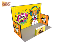 20ftx10ft Modular Exhibition Booth Trade Show Equipment with Ceiling Ring Banner for Trade Shows Exhibitions