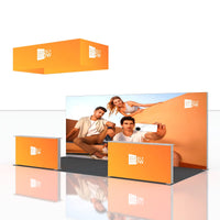 10*20ft New Design Trade Show Led Board Seg Light Box Slim Frameless Advertising Lightbox Exhibition Booth Stand Display
