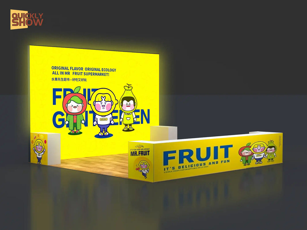 20*20ft Custom Logo Trade Show Display Booth Ceiling Hanging Ring 6*6m Promotional Retail Exhibition Expo Advertising Light Boxes