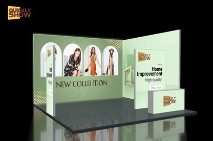 20*20ft High Quality Quick Setup Portable Aluminum Frame 6*6m Trade Show Equipment Display Light Box Trade Show Exhibition Booth