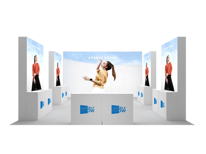 20*30ft Wholesale Price Custom Modular Booth Advertising Light Box Background Wall Trade Show Booth Trade Show Booths