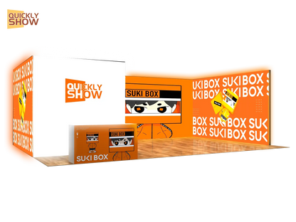 20*30ft Eco-Friendly Seg Light Box Durable Fabric Material Exhibition Quick Assembly Trade Show Booth Lightbox Display Systerm