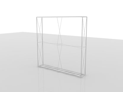 Quicklyshow 2x2m/6.6 x 6.6フィート ポップアップライトボックス – 自立型照明付きディスプレイ（トラベルバッグ付き）