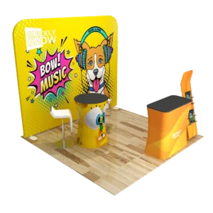 10x10 Tension Fabric Trade Show Booth