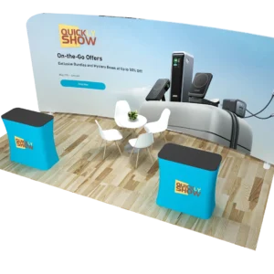 10x20 Modular Tension Fabric Trade Show Booth Solution