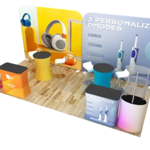 10x20 Modular Trade Show Booth Solution For Product Display