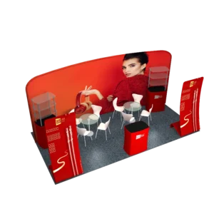 10x20 Modular Portable Booth Design Solution