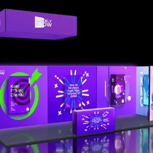 Quick Set up 3x9m Light Box Expo Exhibition Stands Rectangular Advertising Light Boxes Double-Sided Exhibit Light Box Display Sets