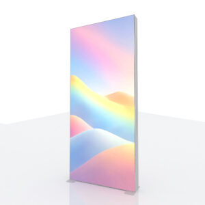 Portable LED Aluminum Frame SEG Light Box – Tension Fabric Advertising Display for Trade Shows