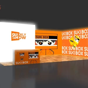 20*30ft Eco-Friendly Seg Light Box Durable Fabric Material Exhibition Quick Assembly Trade Show Booth Lightbox Display Systerm