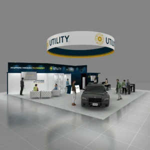 Premium booth solution for portable displays