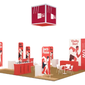 Premium Modular Large Trade Show Booth Display Solution