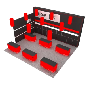 Modular Trade Show Booth Solution – Large Size Exhibition Display