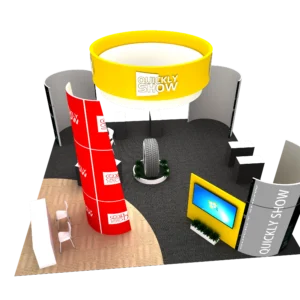 Premium Modular Large Trade Show Booth Design Solution