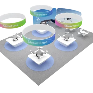 Premium Modular Trade Show Booth Solution – Portable Exhibition Displays