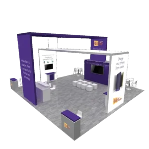 Premium booth solution for portable booth displays