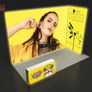 Portable Customized Size 3*6m Trade Show Equipment Aluminum Expo Fair Exhibition Booth Design Light Box