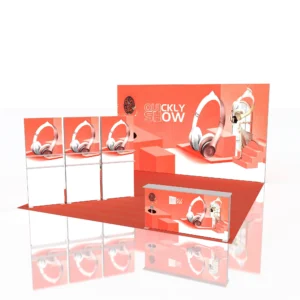 20x20ft Custom Size Other Advertising Equipment Fabric Exhibition Booth Expo Trade Show Display Stands