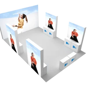 20*30ft Wholesale Price Custom Modular Booth Advertising Light Box Background Wall Trade Show Booth Trade Show Booths