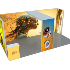 10*20ft Custom Aluminum Profiles Advertisement Display Led Exhibition Display Trade Show Booth Seg Light Box Modular