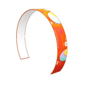 Round Double-Sided Fabric Trade Show Arch – Event Display