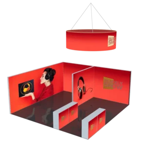 20x20 Portable Modular Trade Show Booth Design