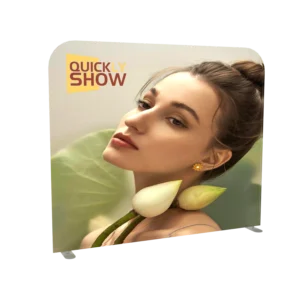 Straight Pillow Case Tension Fabric Backdrop – Trade Show Booth Display