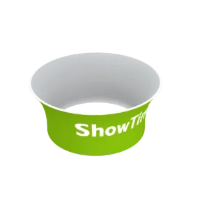 Sky Tube Tapered Circle Hanging Banner – Trade Show Display & Exhibition Signage