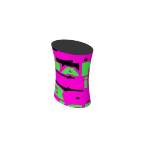 Oval Trade Show Exhibition Counter – Portable Podium Display