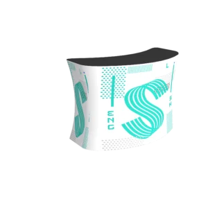 Trade Show U-Shaped Exhibition Counter Portable Podium